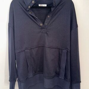 Kirundo Large French Terry Sweater with Kangaroo Pouch